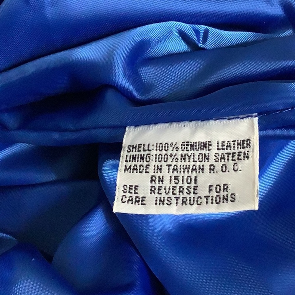 Vintage EJ Harper Royal Blue Two Piece Suede Skirt Set - Picture 8 of 9